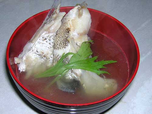 スズキの潮汁 魚料理レシピデータベース
