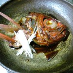 金目鯛の煮付け（兜煮）