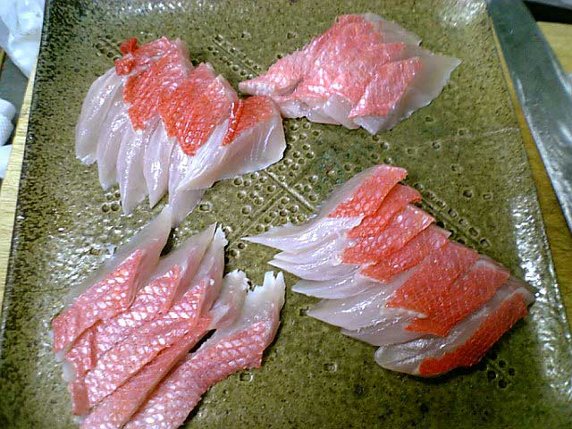 キンメダイの刺身 湯引き 魚料理レシピデータベース