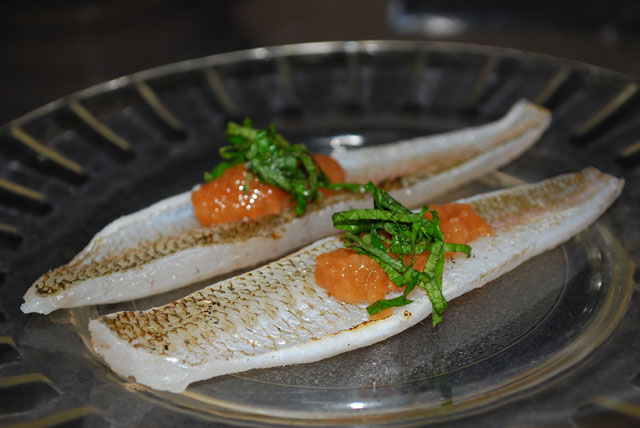 シロギスの梅肉ソース 魚料理レシピデータベース