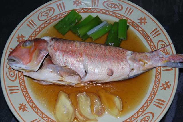 アマダイの酒蒸し 魚料理レシピデータベース